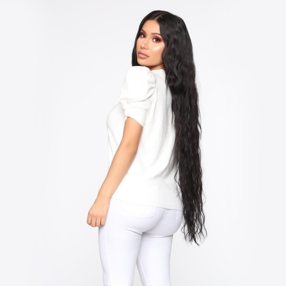 Puffy Sleeves Top - Picture 4 of 4